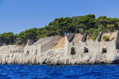 Provence, Güney Fransa cassis yakınındaki Calanques sahil