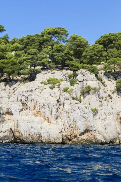 Calanques kusten nära cassis i provence, Frankrike — Stockfoto