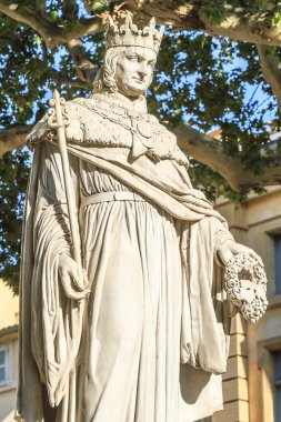 Statue of King Rene of Anjou, Aix-en-Provence clipart