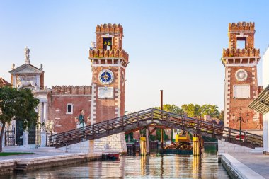 Venice, Arsenale historic shipyard clipart