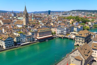 Zurich Cityscape (aerial view) clipart
