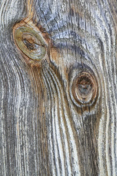 Wooden plank with trunk knot from old branch — Stock Photo, Image