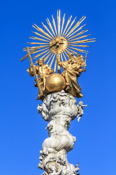 Barocke Dreifaltigkeitssäule in Linz, Österreich — Stockfoto