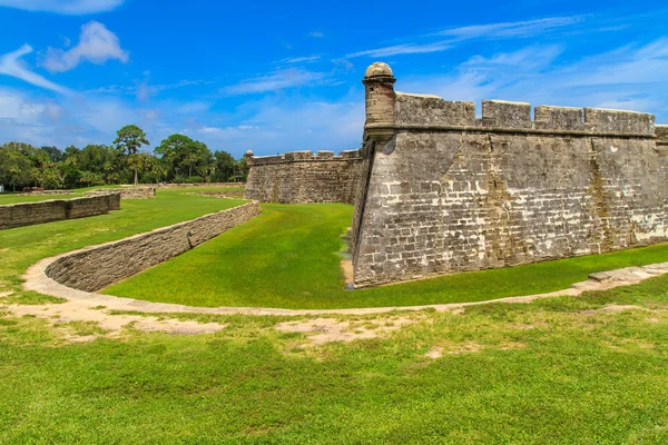 St. Augustine Fort, Castillo de San Marcos National Monument — Stock Photo, Image