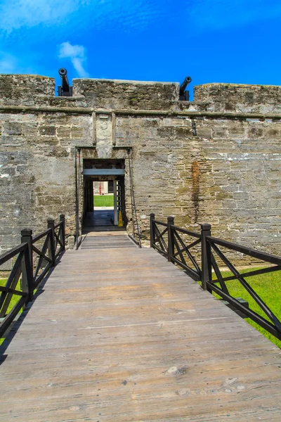 Forte de Santo Agostinho, Castillo de San Marcos Monumento Nacional — Fotografia de Stock