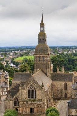 Dinan Katedrali, Brittany, Fransa