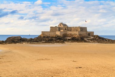 Saint malo görünümü fort ulusal, Fransa