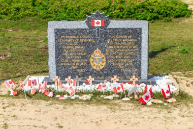 Normandiya iniş, Kanada Ordusu anma töreninde juno beach, Fransa