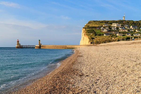 Normandies kust nära Fécamp, Frankrike — Stockfoto