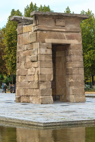 Madrid, ancient Egyptian temple of Debod, Spain — Stock Photo, Image