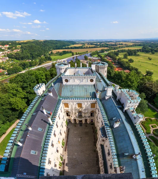 Дворец Глубока-над-Влтавой — стоковое фото