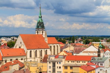 Jindrichuv hradec (neuhaus) görünümü kenti, Çek Cumhuriyeti