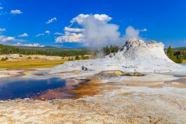 Kale Şofben, yellowstone Milli Parkı (üst Şofben Havzası), w