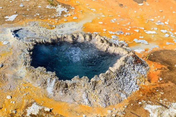 Park Narodowy Yellowstone, chiński wiosna w górnej Gejzer Ba — Zdjęcie stockowe