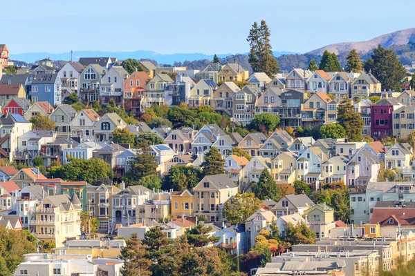 Tipik san francisco mahalle, Kaliforniya — Stok fotoğraf