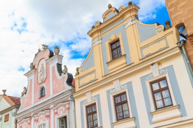 telc Rönesans evlerin dış cephe
