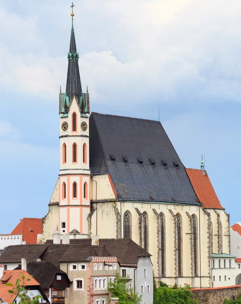 Cesky Krumlov, Krumau, Catedral de São Vito — Fotografia de Stock