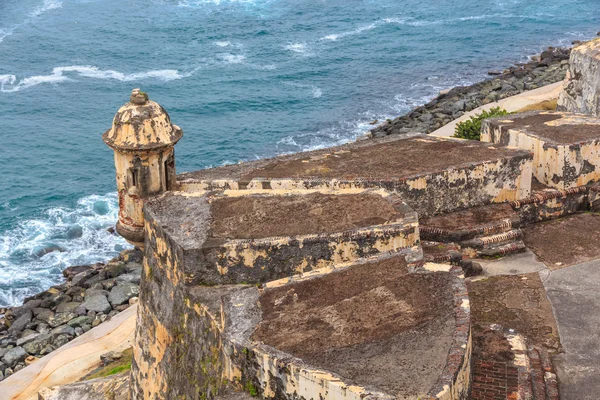 San juan, fort san felipe morro del, puerto rico — Zdjęcie stockowe