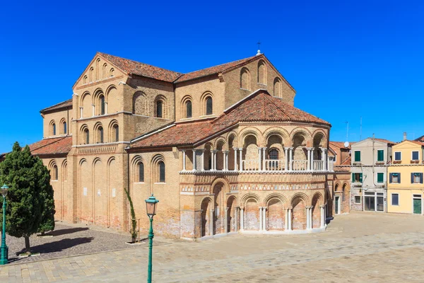 Murano, santa maria a san donato katedrála, Benátky, Itálie — Stock fotografie