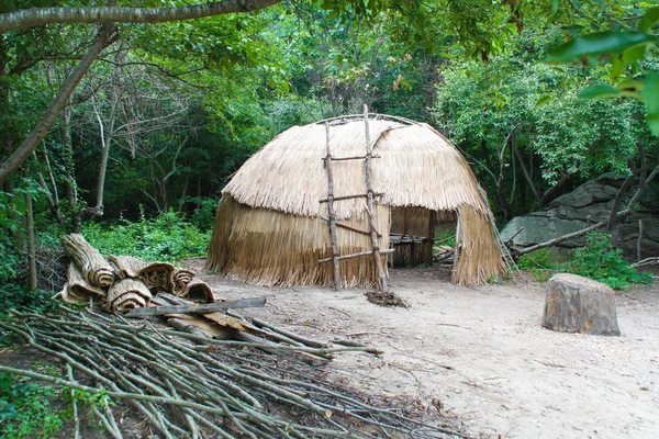 Chałupa wigwam Indian amerykańskich — Zdjęcie stockowe