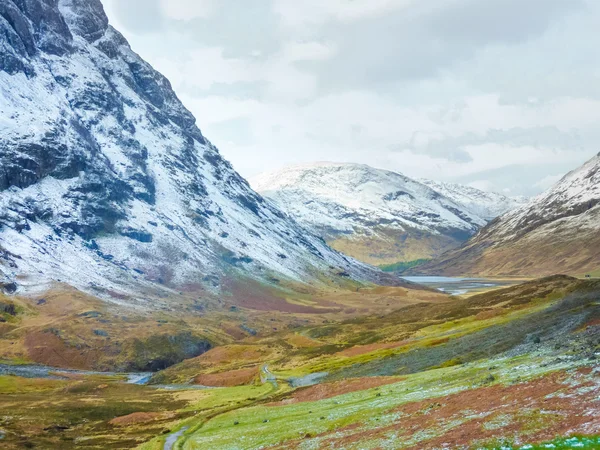 Highlands scozzesi Scenic a Buachaille Etive Mor, Glencoe, Scozia — Foto Stock