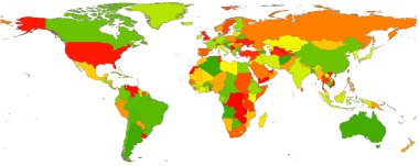 ülke Dünya Haritası