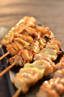 char ızgara tavuk yakitori