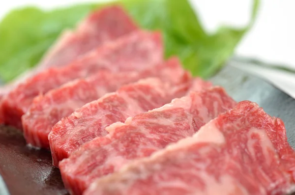 Yakiniku, japoński wołowiny — Zdjęcie stockowe