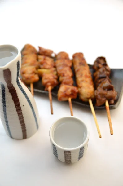 Saiblingshühnchen namens Yakitori — Stockfoto