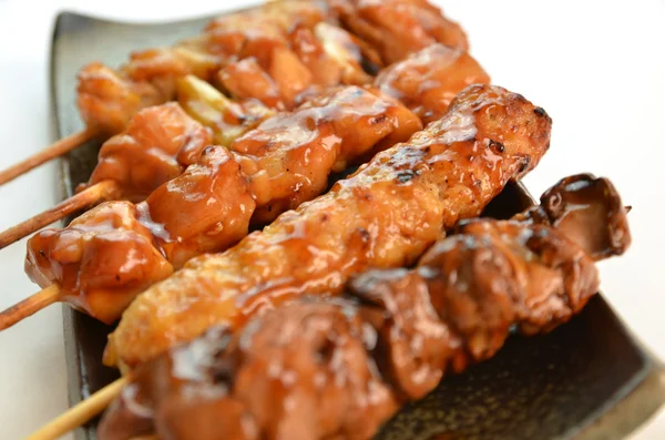 Saiblingshühnchen namens Yakitori — Stockfoto