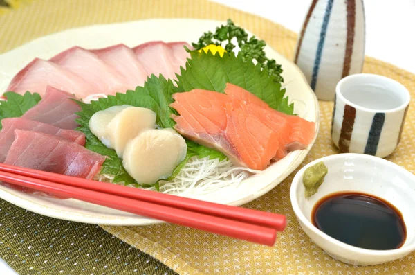 Taze sashimi — Stok fotoğraf