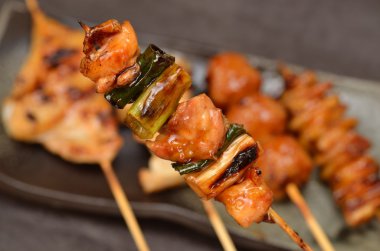 char ızgara tavuk yakitori