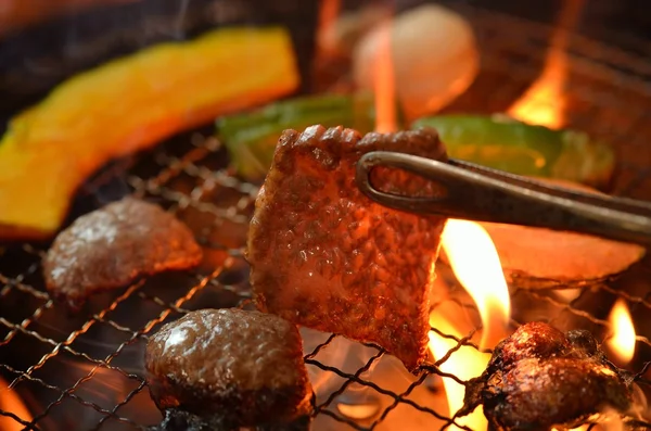 Koreański grill yakiniku — Zdjęcie stockowe