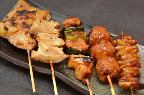 char ızgara tavuk yakitori