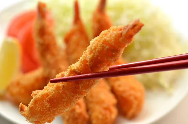 Fried shrimp — Stock Photo, Image