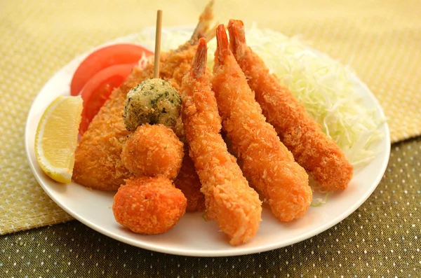 Fried shrimp — Stock Photo, Image