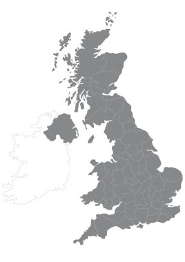 Britanya'nın bir harita