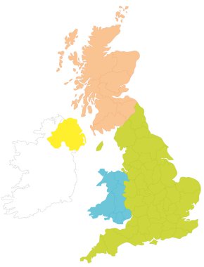 Britanya'nın bir harita