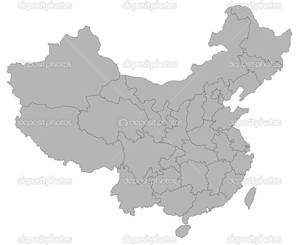 A map of China