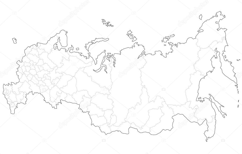 A map of Russia