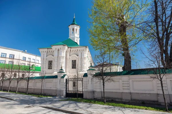 Apanaevskaja Moskee in Kazan, Republiek Tatarstan, Rusland. Stockafbeelding