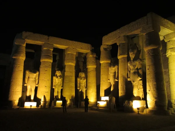 Luxor di notte — Foto Stock