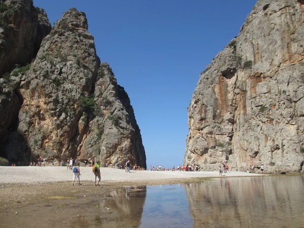 Mediodía en Torrent de Pareis — Foto de Stock