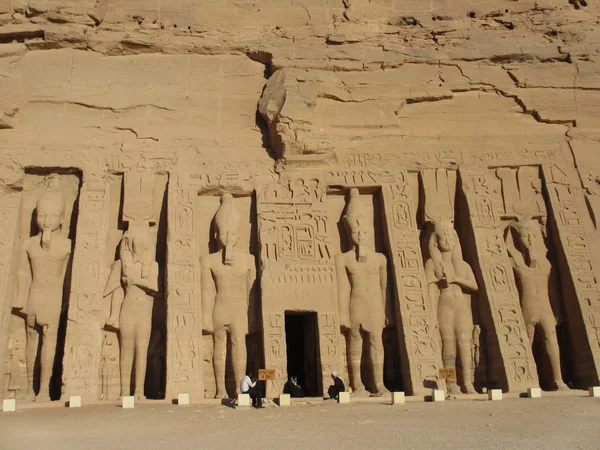 Nefertari ใน Abu Simbel — ภาพถ่ายสต็อก