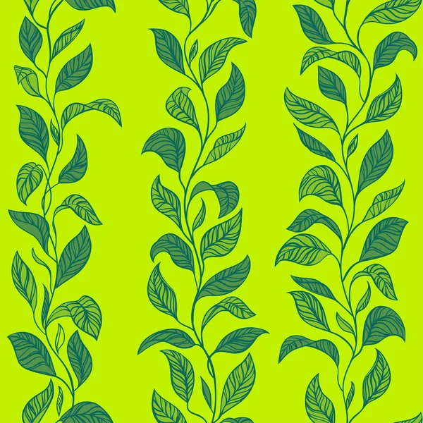 Vector Leaves Pattern seamless — Stock Vector