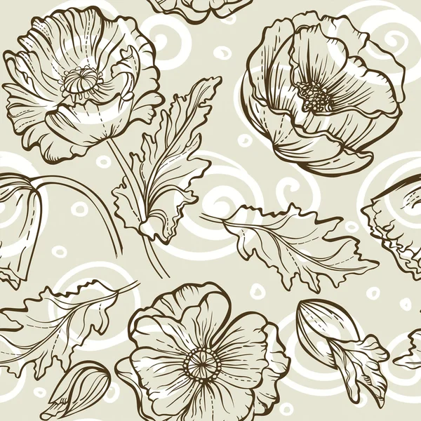 Vektör çiçek deseni