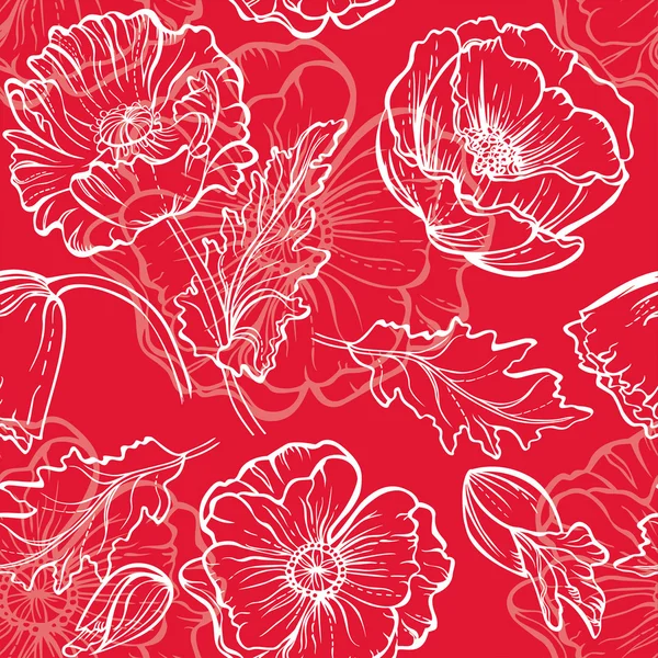 Vektör çiçek deseni