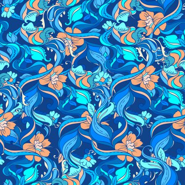 Vektör çiçeksiz desen