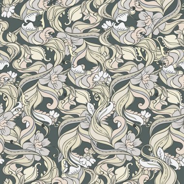 Vektör çiçeksiz desen