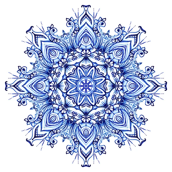 Clipart Watercolor. Doily round lace pattern